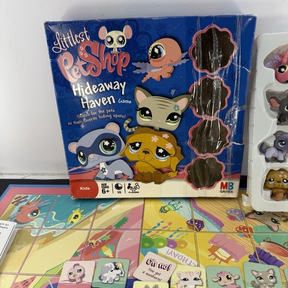 Littlest Pet Shop Hideaway Haven Almost Complete LPS 2008 Missing Gray Cat - Picture 7 of 12